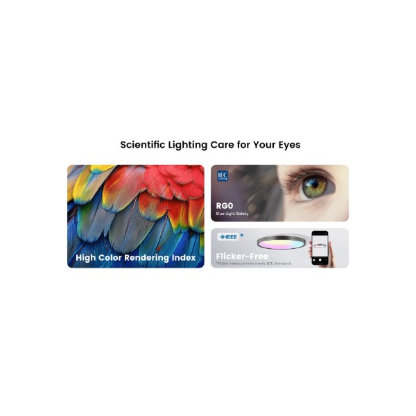 Фото - Світлодіодний світильник Yeelight RGB Smart Ceiling Light Jupiter D C500 Brushed Grey (YLXDD-0271)